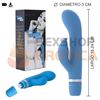 Vibrador con estimulador de clitoris de suave textura